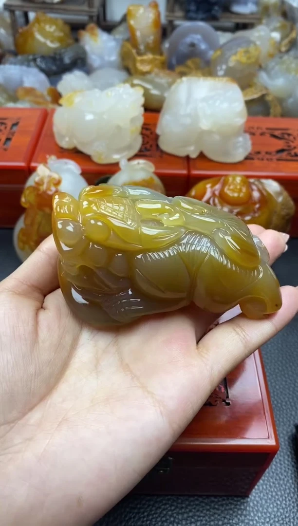 【闪购商品】玛瑙/玉髓手把未镶嵌00