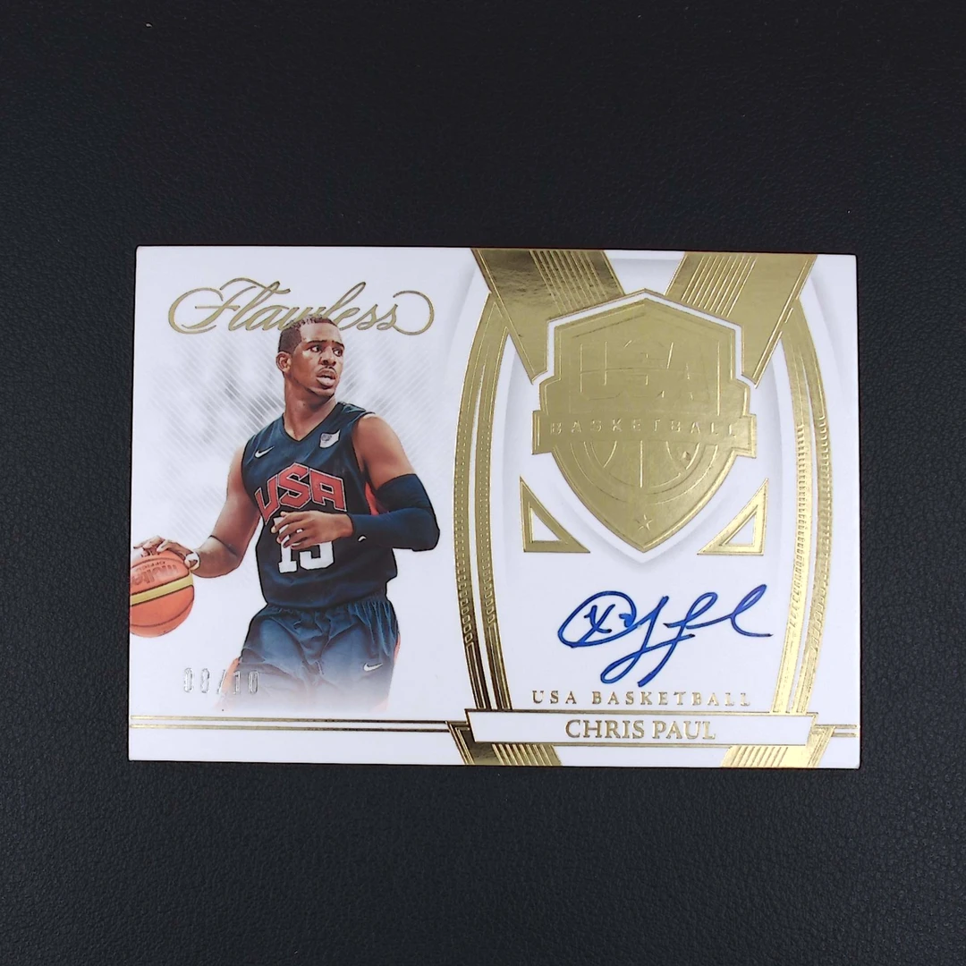 保罗 手提 10编 签字  帕尼尼NBA国宝手提签字球星卡