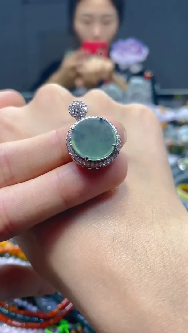 颈饰未镶嵌翡翠/X/翡翠A货，一件也是批发价