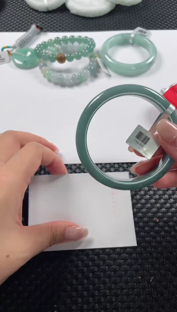 未镶嵌手镯翡翠基地发货H0867 55+