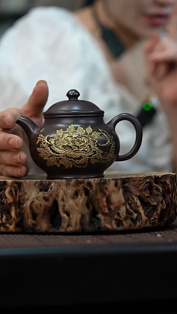 茶壶紫砂宜兴岁颐传砂原矿全手51