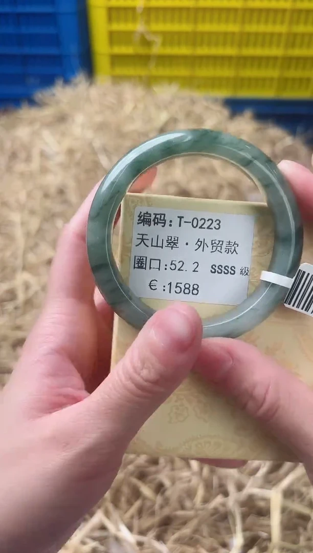 未镶嵌手镯石英质玉T-0223