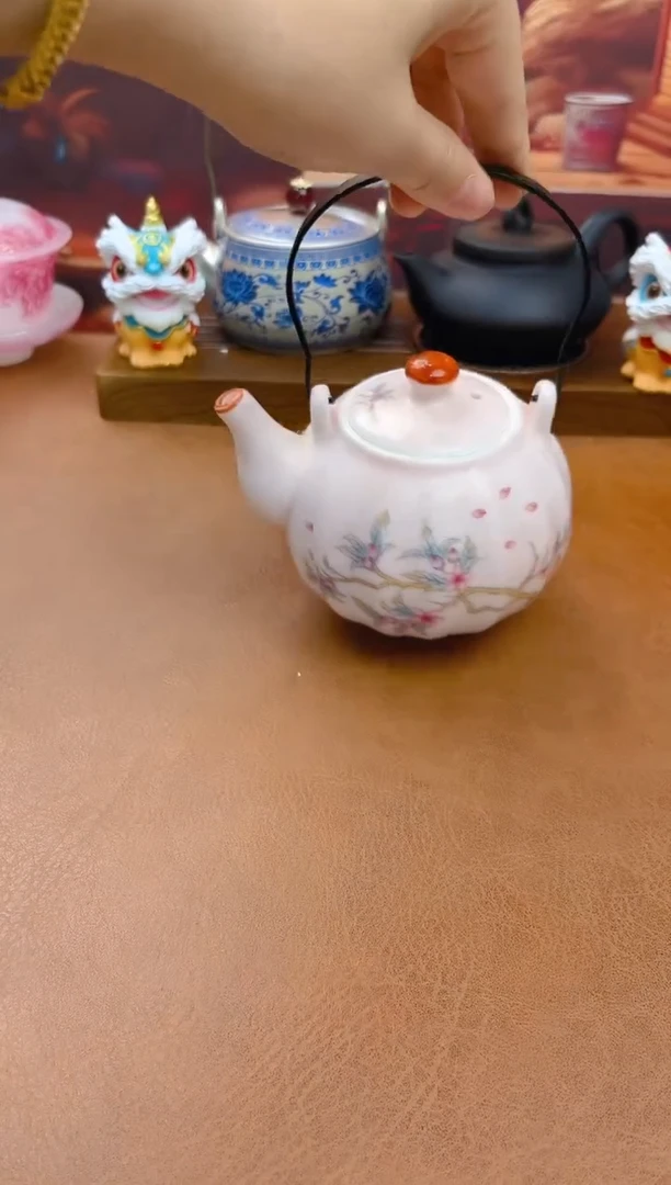 陶瓷茶具摆件旅行套组