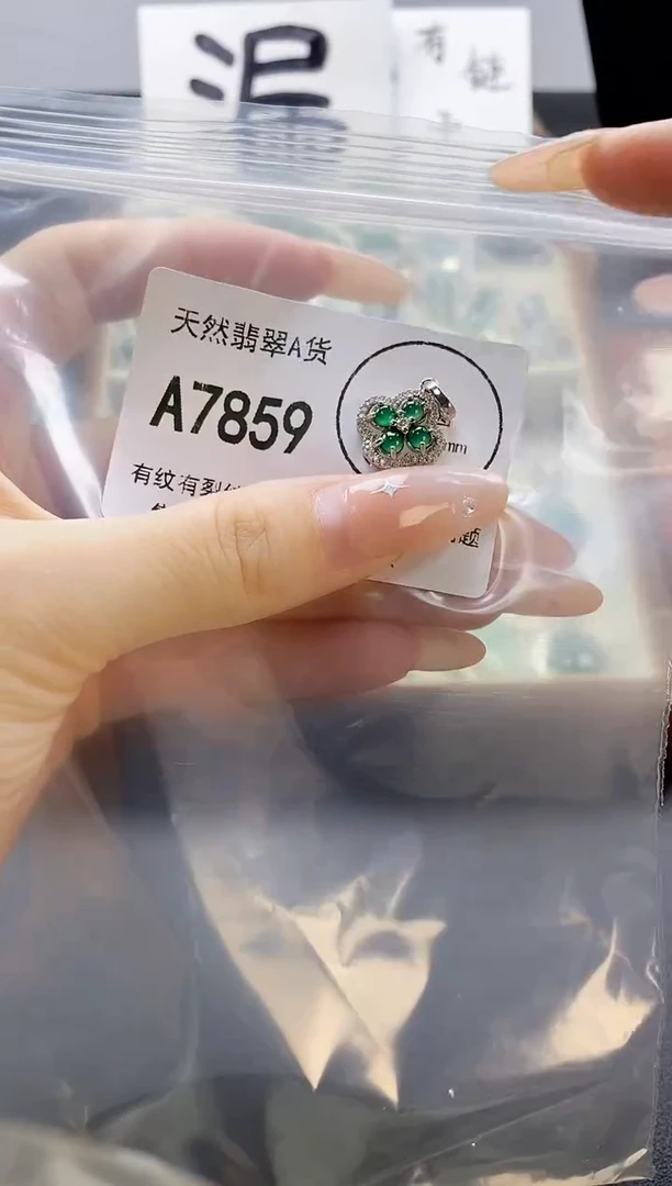 吊坠(赠链)未镶嵌翡翠天然翡翠A货