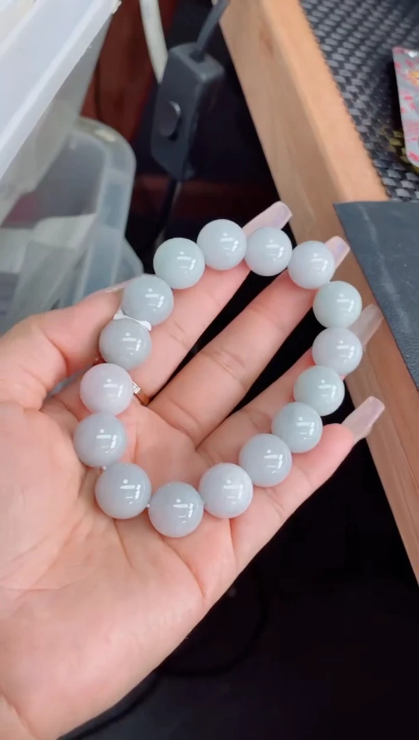 未镶嵌定制翡翠珠串