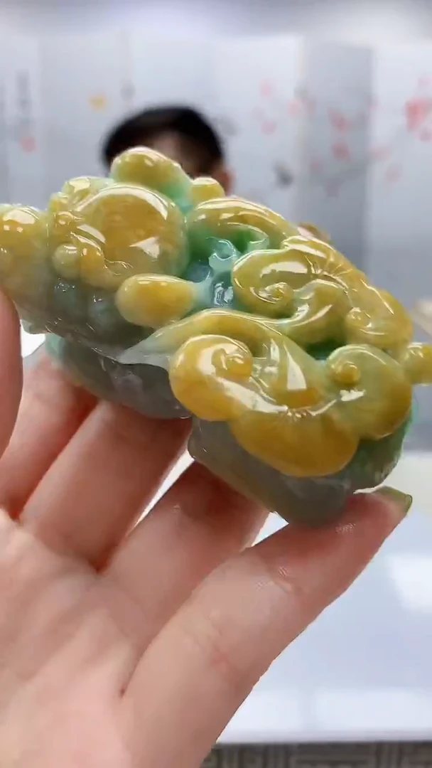 未镶嵌定制翡翠5153ry-毛货挂件123