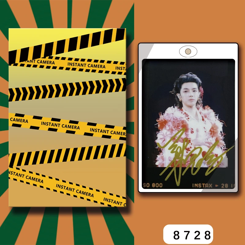 D8728【华晨宇】 正品拍立得照片 黑金