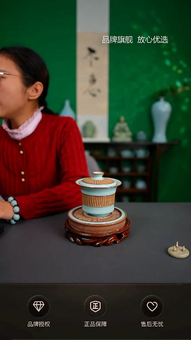 【闪购商品】一级臻稀重工手工支钉马蹄盖碗