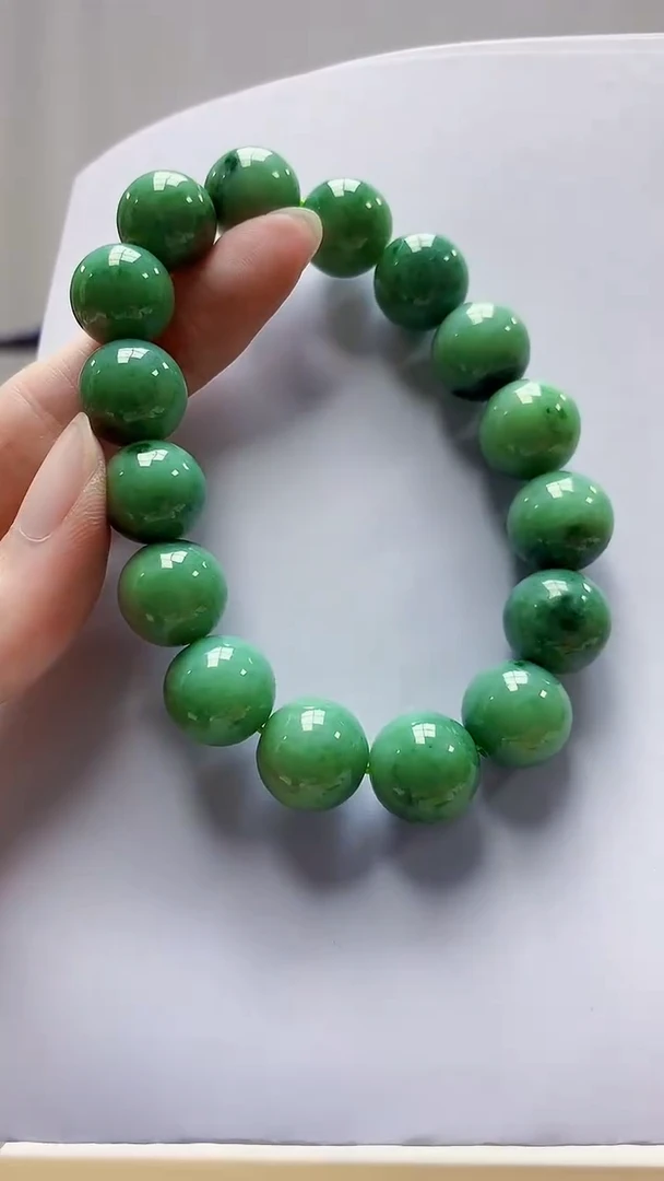 未镶嵌定制翡翠4917zm-毛货手串144