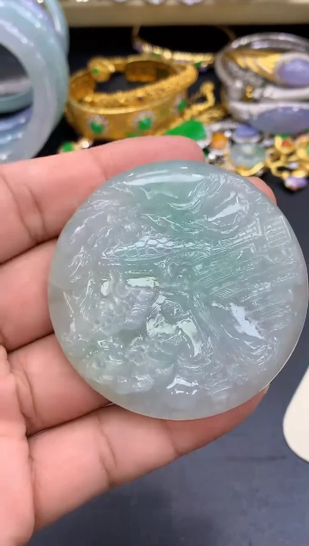 颈饰未镶嵌翡翠472-中国好珍宝