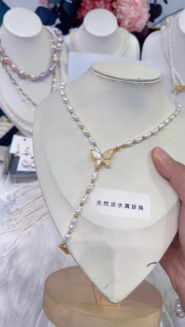 颈饰未镶嵌淡水珍珠1013