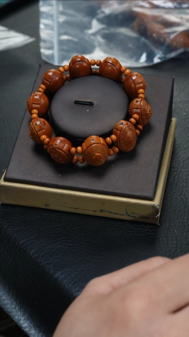 橄榄核手串/手链鱼子精品核雕