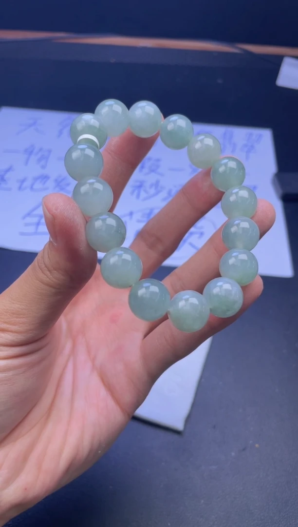未镶嵌定制翡翠珠串卡13