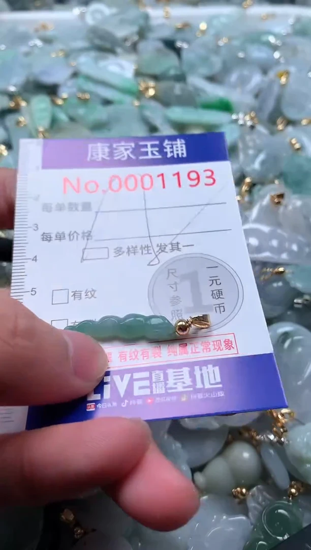 【闪购商品】翡翠吊坠(不含链)未镶嵌1193