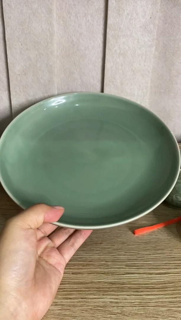 8.5英寸b000002素面盘1只微瑕