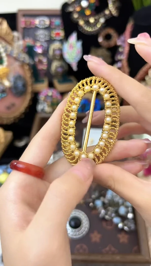 铁合金合成碳硅石397腰带扣