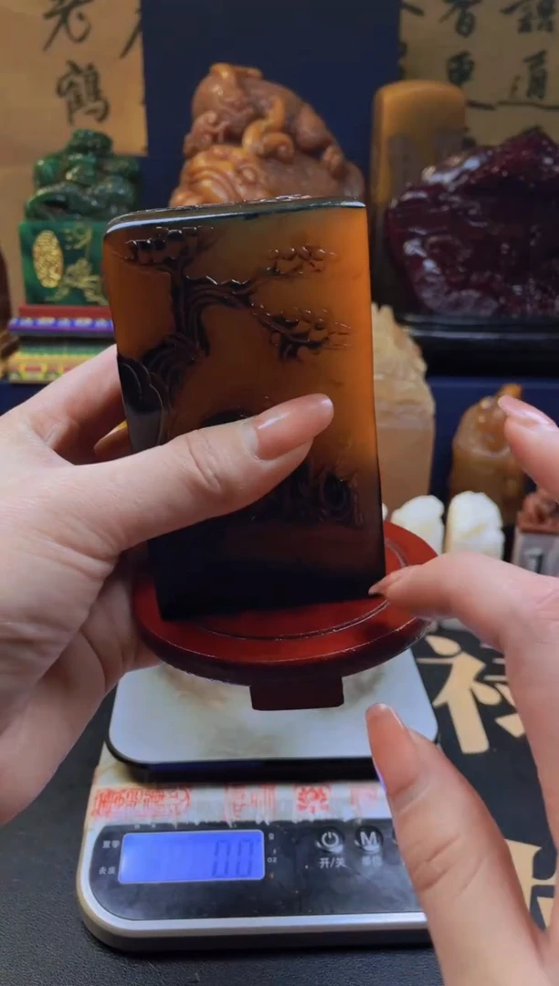 【闪购商品】寿山石印石乌鸦皮田黄128