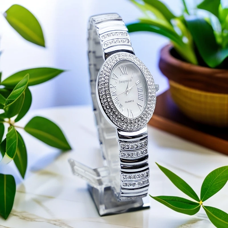 Swaymond/诗威蒙时尚气质复古罗马女士手表网红同款腕表女防水表