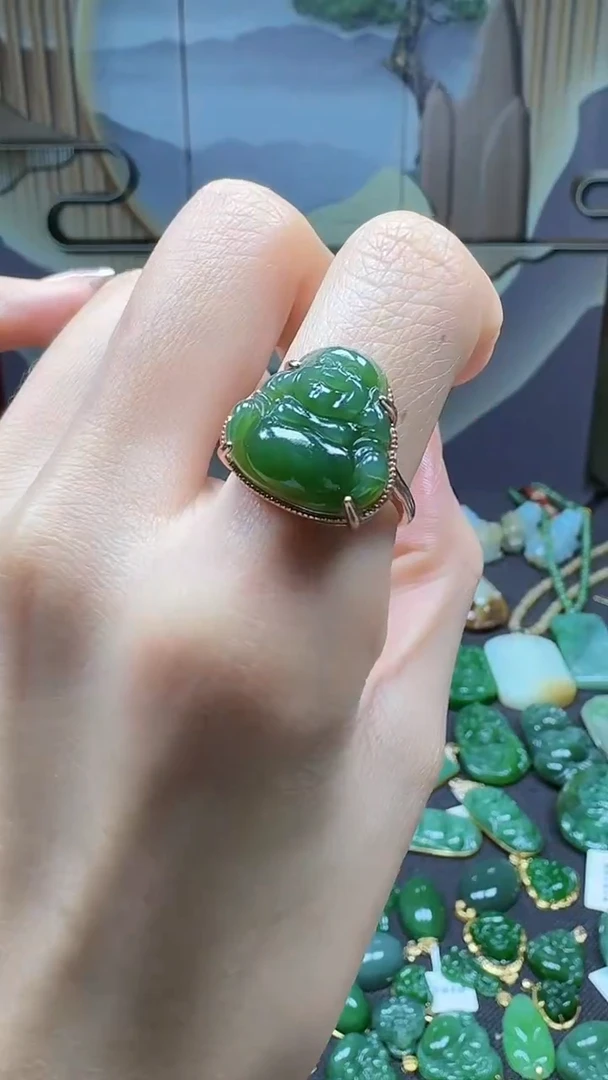 【闪购商品】和田玉挂件银S925镶嵌1