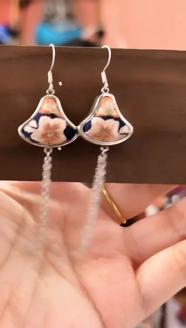 织绣艺枝独绣老绣饰品123