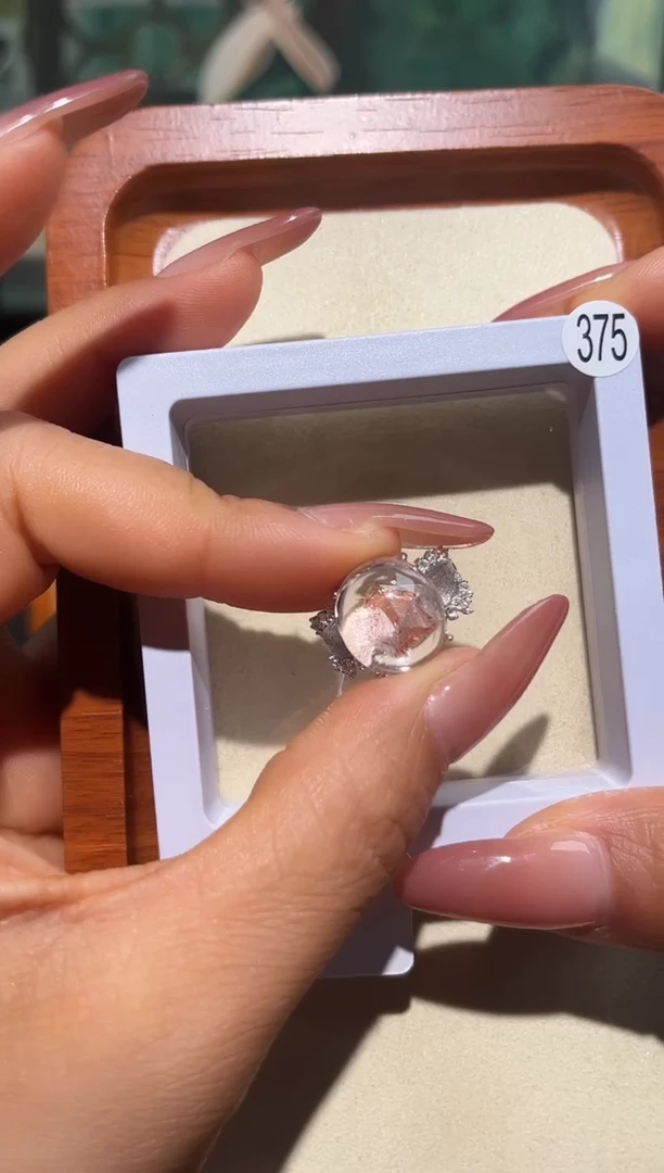 银S925镶嵌戒指水晶?****?定制