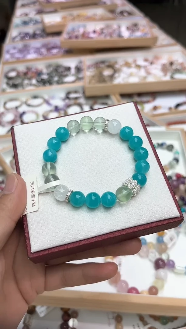 未镶嵌手链萤石萤石多宝手链
