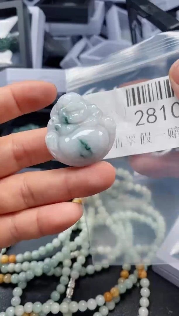 翡翠未镶嵌吊坠(不含链)2810