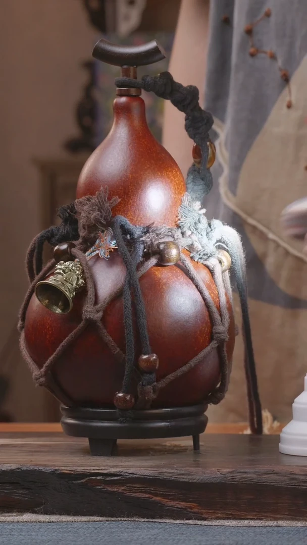 1253号精品大漆葫芦防腐防渗装水茶酒