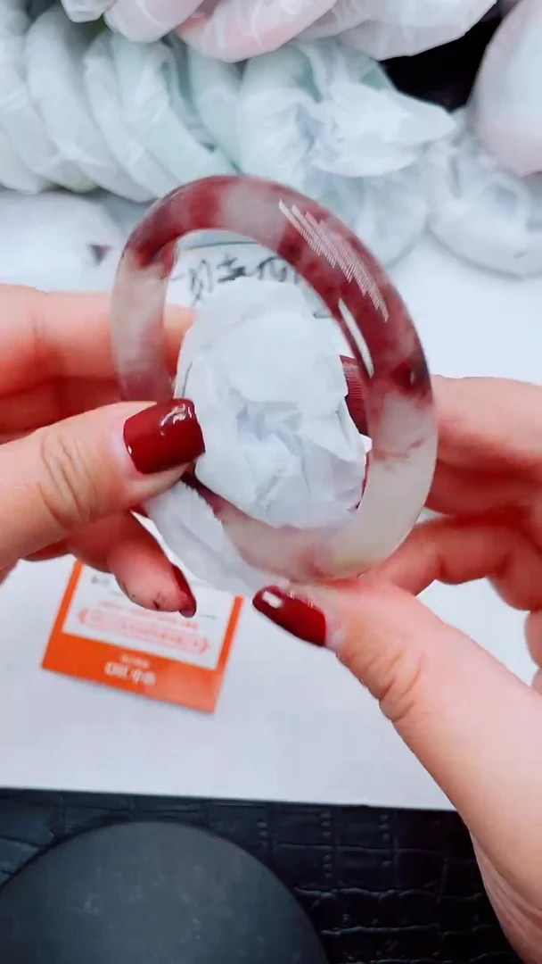 【闪购商品】石英质玉手镯未镶嵌Q187-56-57