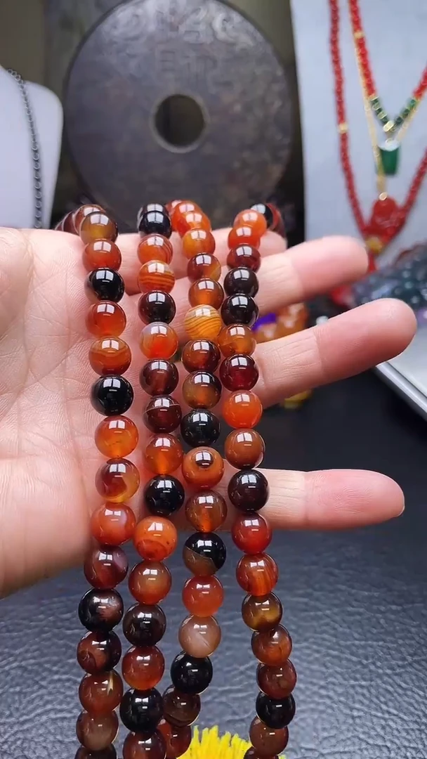 未镶嵌颈饰玛瑙/玉髓天然珠宝金刚血离子【多样性拍一发一】