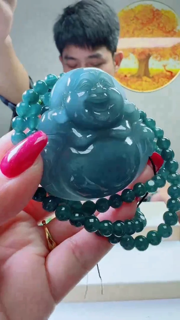 颈饰未镶嵌翡翠天然A货翡翠  多样性随机发其一
