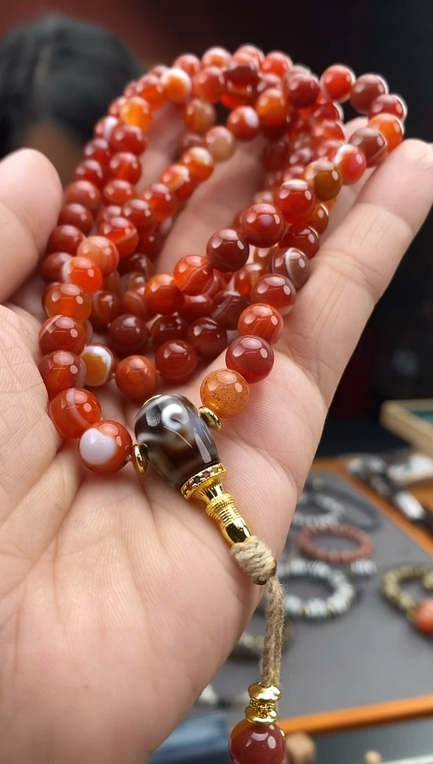 玛瑙/玉髓颈饰未镶嵌-1006-285 Y 多样性发