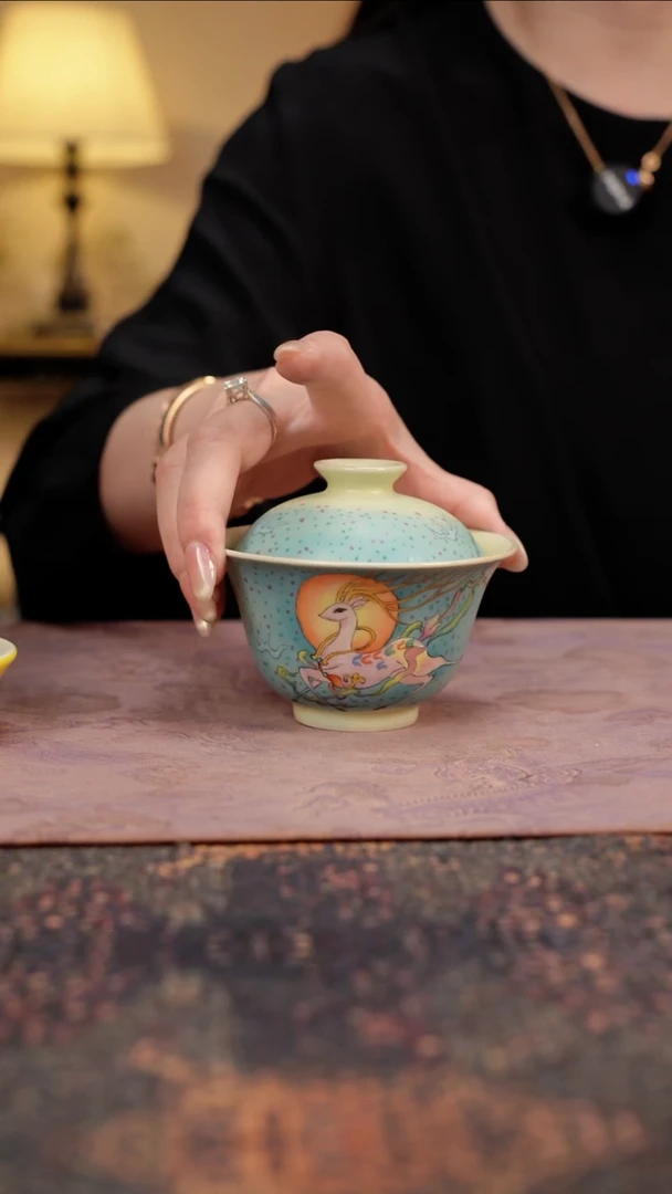 杯景德镇陶瓷杯碗柴烧多人