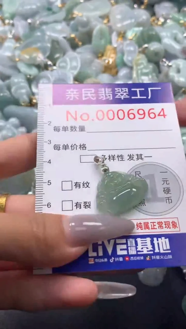 颈饰未镶嵌翡翠6964