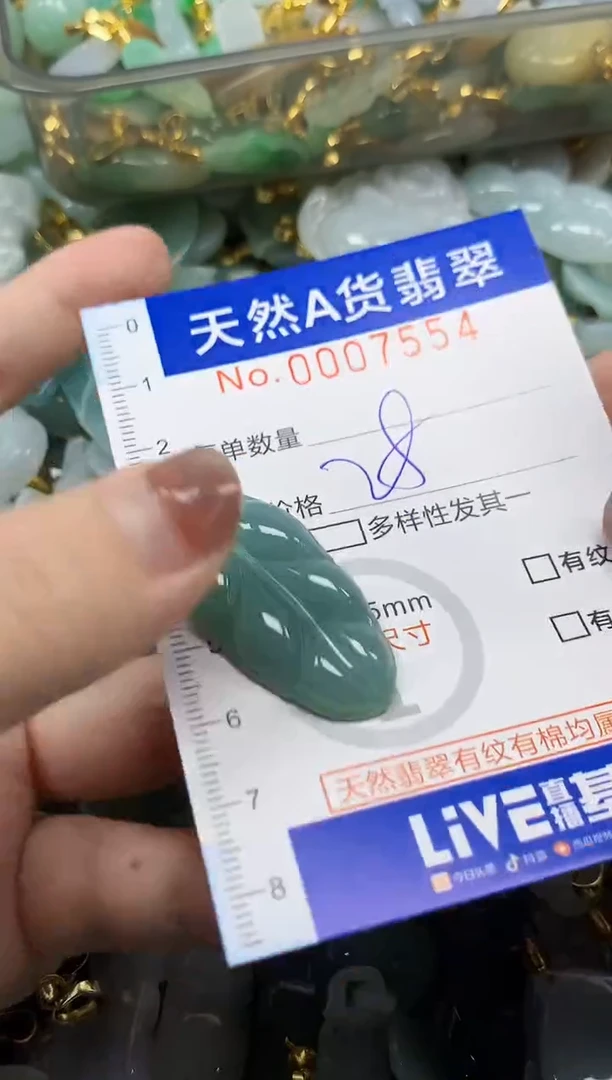 颈饰未镶嵌翡翠天然A货翡翠