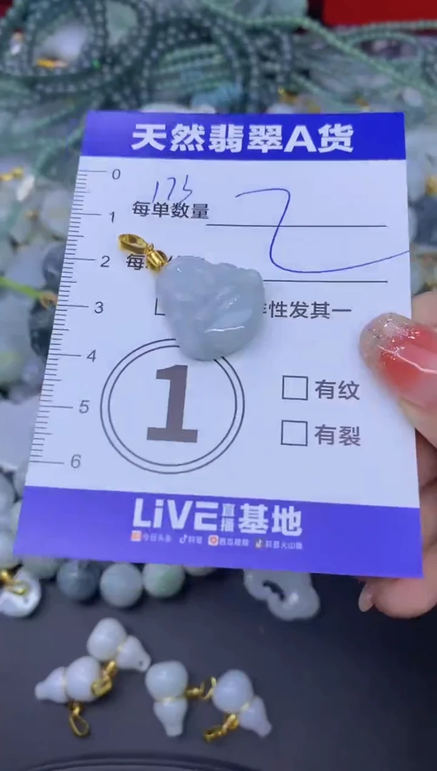 颈饰未镶嵌翡翠天然翡翠A货批量多样性发一件