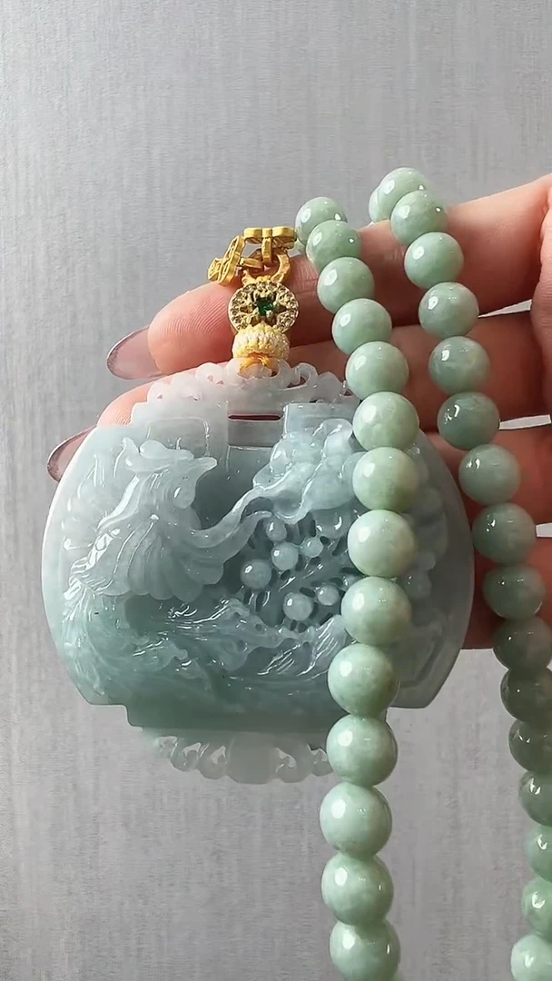 颈饰未镶嵌翡翠凤凰