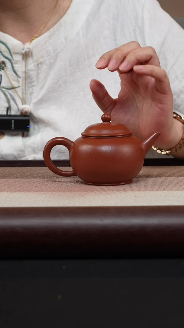 【闪购商品】紫砂茶壶大水平-朱泥MH-1715