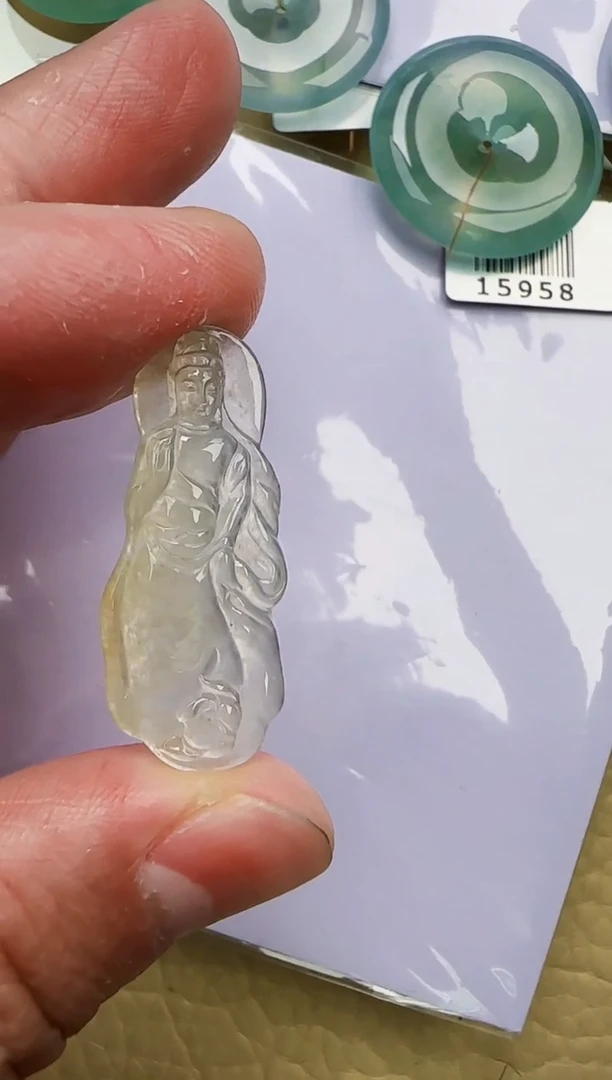 颈饰未镶嵌翡翠缅甸翡翠a货