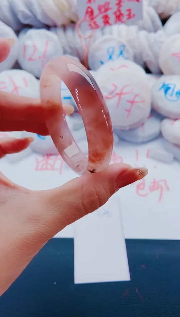 未镶嵌手镯石英质玉L26-54-55