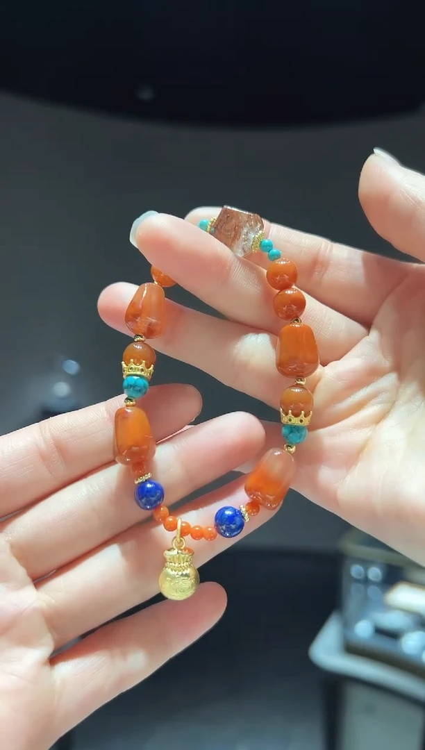 【闪购商品】南红玛瑙手链未镶嵌2】多样性发其一