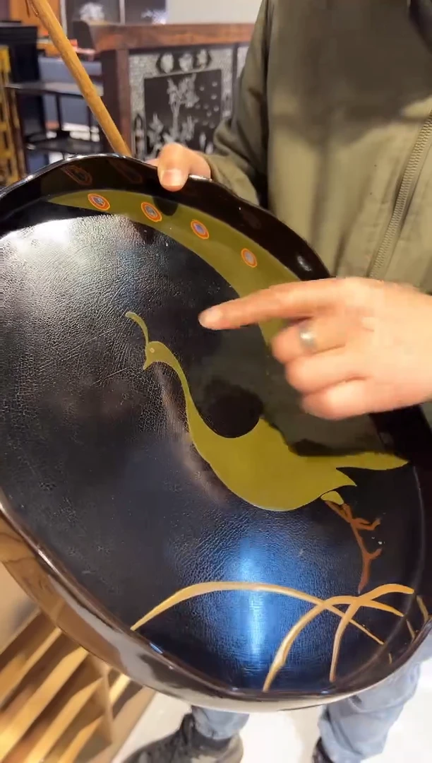 实木干漆茶台大漆漆器大漆漆器