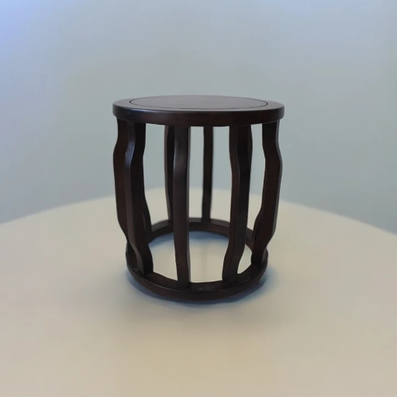 【堂宋专营】鼓凳灯笼凳中式老榆木圆凳客厅新家入住必备家具椅子