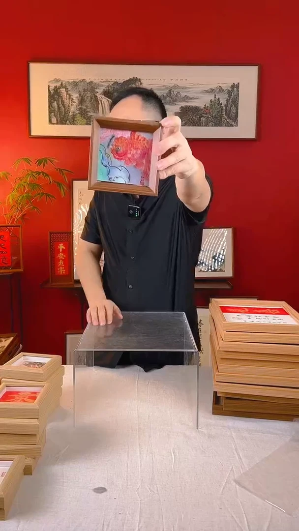 【闪购商品】国画金玉满堂14*14摆台