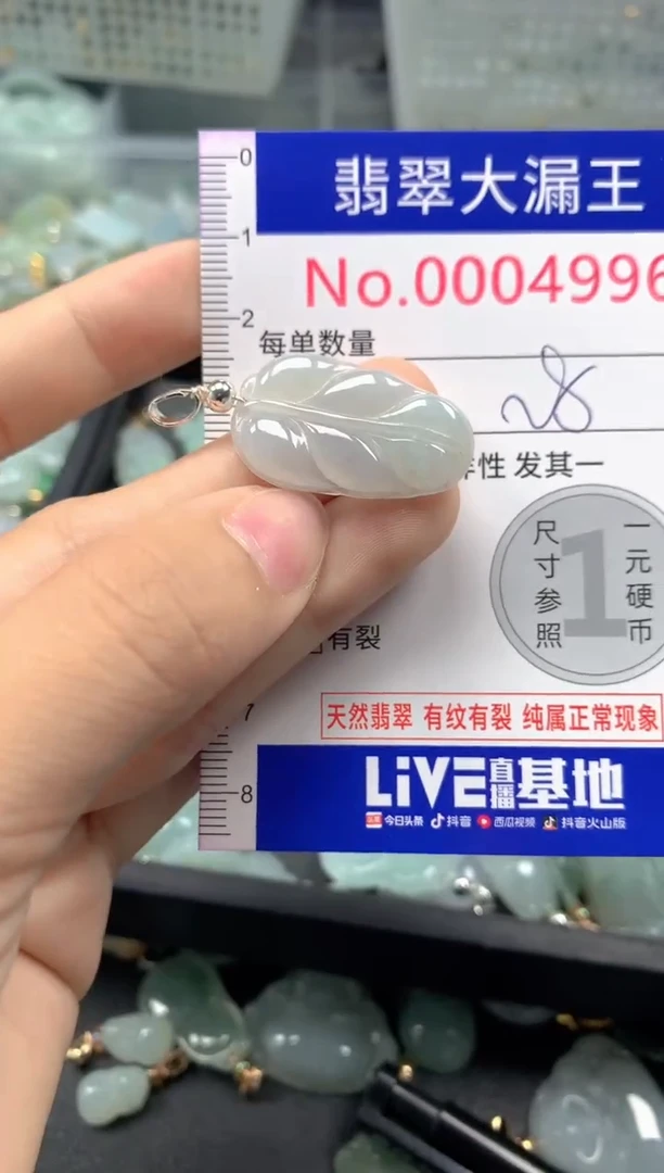 颈饰未镶嵌翡翠4956