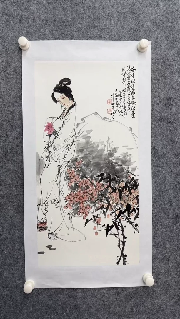 国画刘郑公绘画作品