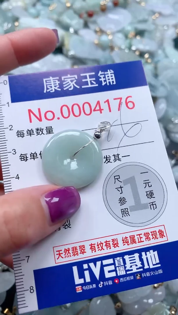 颈饰未镶嵌翡翠4176