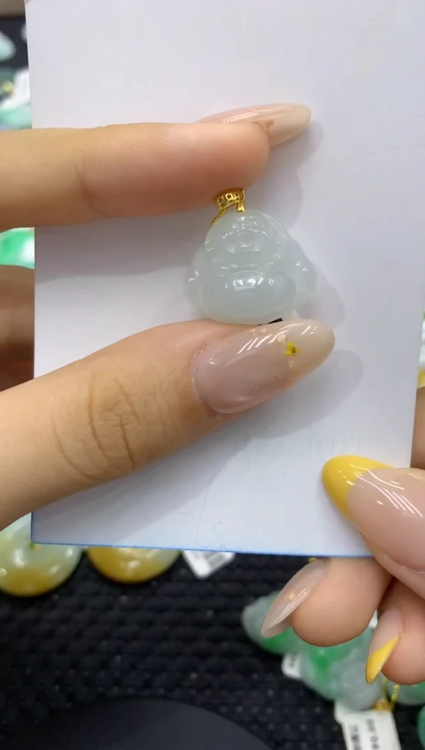 颈饰未镶嵌翡翠天然缅甸翡翠A货