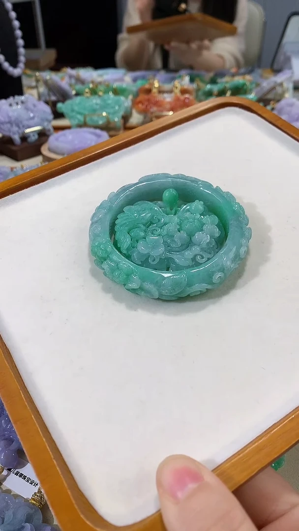 未镶嵌手镯翡翠套镯54.3