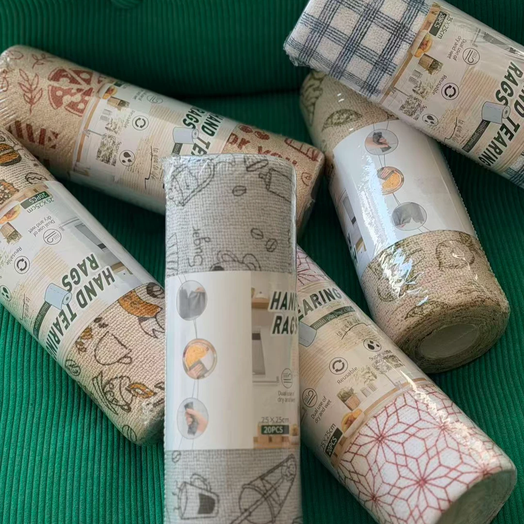 【懒人抹布】周抛厨房手撕抹布干湿两用清洁多用巾